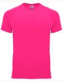 Heren Sportshirt Bahrain Roly CA0407 Fluo Pink
